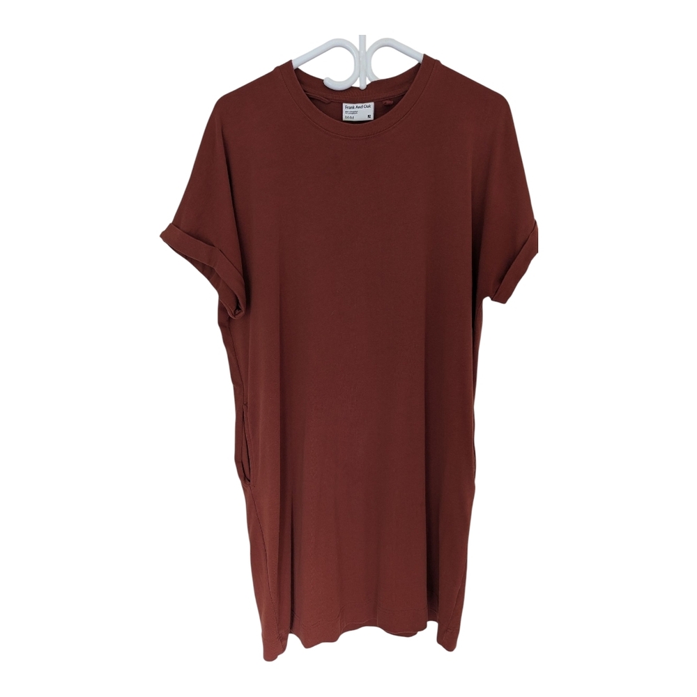 Frank And Oak Rust Tee Dress